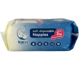 Baby’s Naturally Preterm Unisex Nappies 2kg Tape Diapers – (32 Pieces)