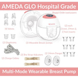 BLACK FRIDAY DEAL Ameda GLO Double Wearable Hospital Grade Breast Pump
