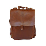 Genuine Leather Mally Baby Backpack With Changing Mat And Stroller Straps