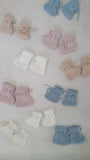 Preemie Knitted Booties