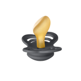 BIBS 2 Pack Couture Pacifiers (Iron and Baby Blue)