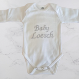 Personalised Embroidered Baby Vests