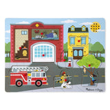 Melissa & Doug Around The Fire Station Sound Puzzle