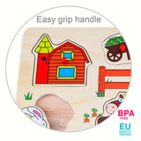 Wooden Peg Puzzle (Snookums)