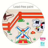 Wooden Peg Puzzle (Snookums)