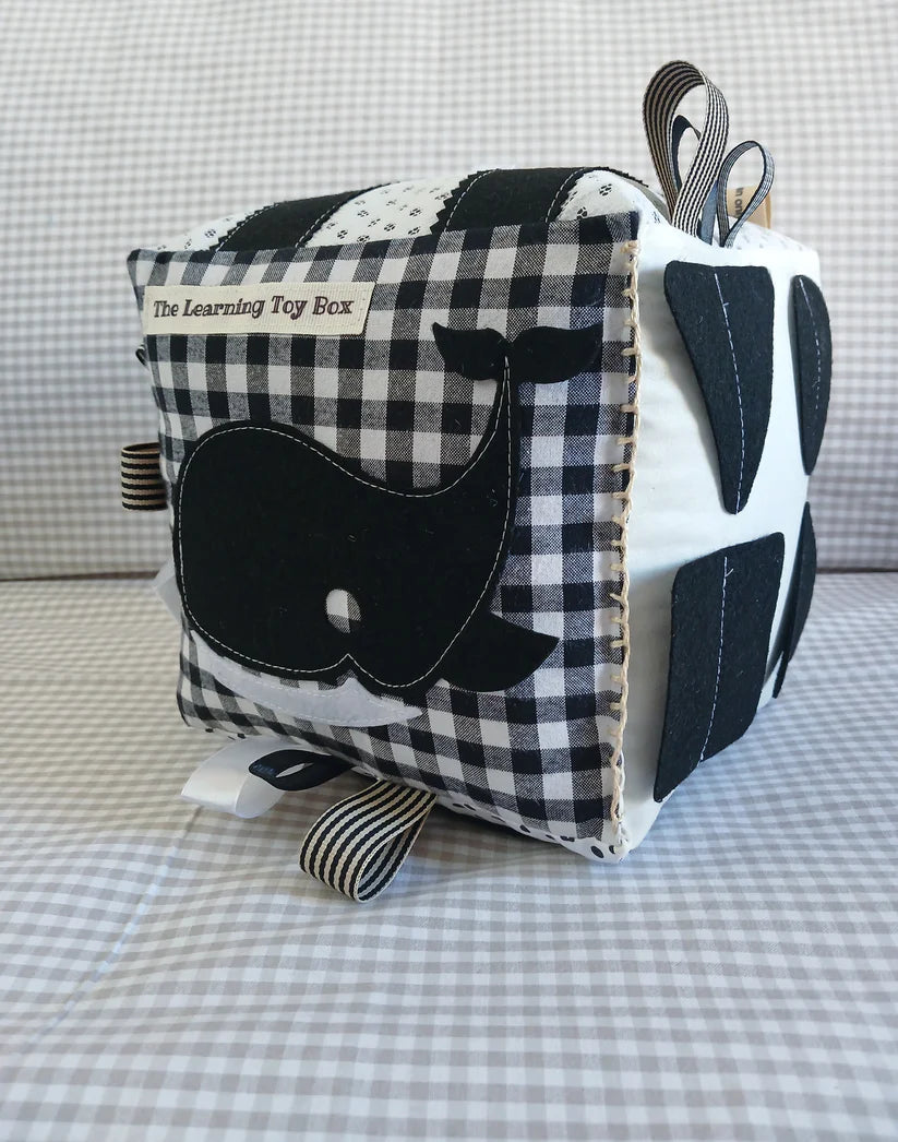 High Contrast Busy Baby Cube