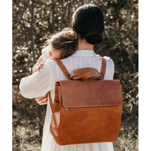 Genuine Leather Mally Bebe Backpack