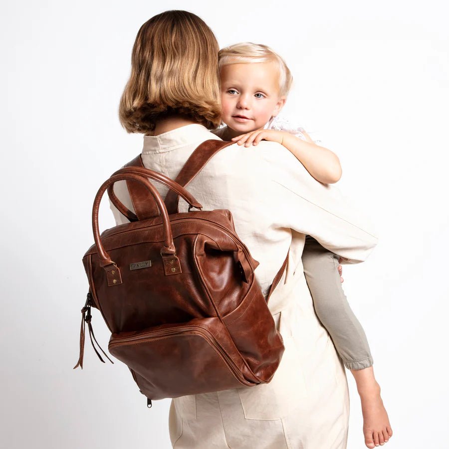 Genuine Leather Mally Bambino Baby Bags