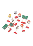 Wooden Road Sign 10Pc Toy Set