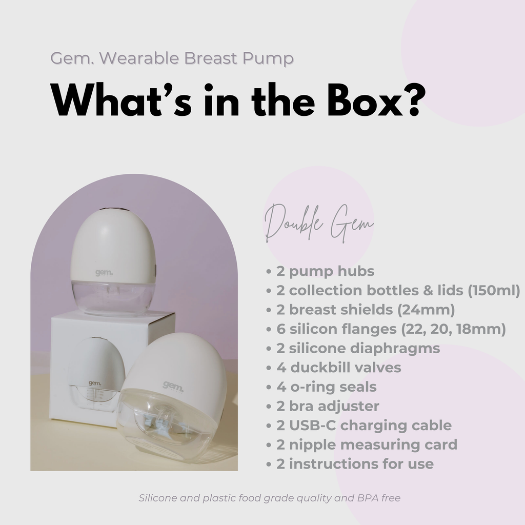 Double Gem Wearable Breast Pump