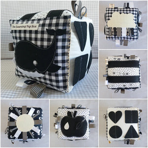 High Contrast Busy Baby Cube