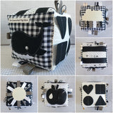 High Contrast Busy Baby Cube
