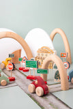 Wooden Road Sign 10Pc Toy Set