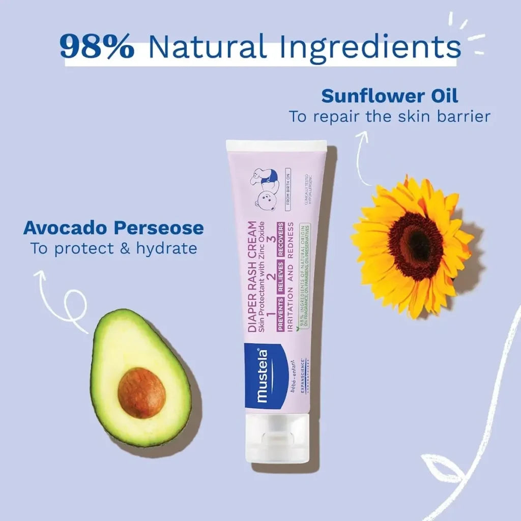 Mustela 1 2 3 Vitamin Barrier Cream - 50ml