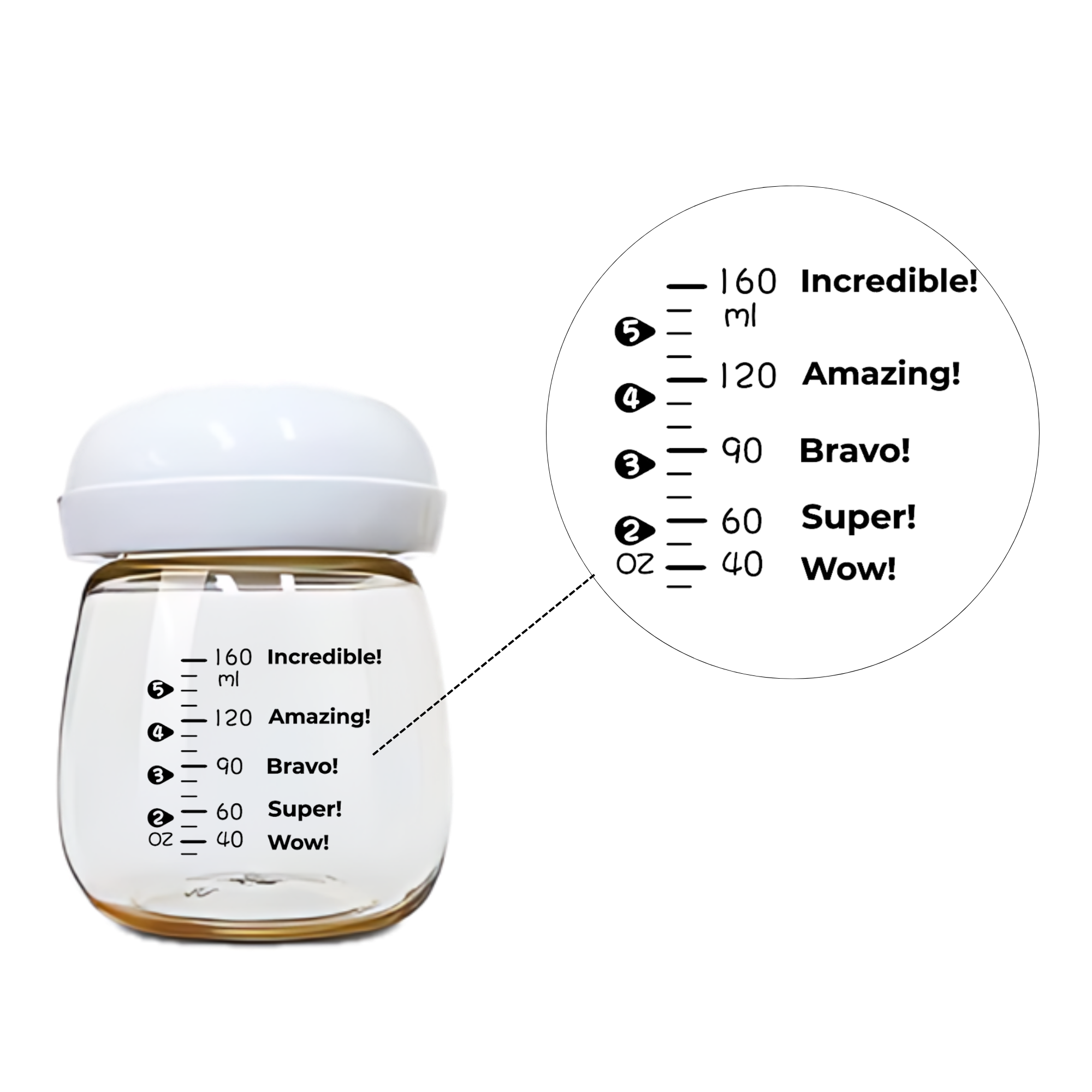 Breast Milk Storage Bottles