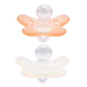 Difrax Silicone Pacifier (0 - 6 months) - Duo Pack