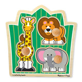 Jungle Friends Jumbo Knob Puzzle