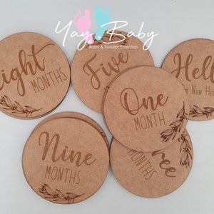 Milestone Discs (Engraved Wood)